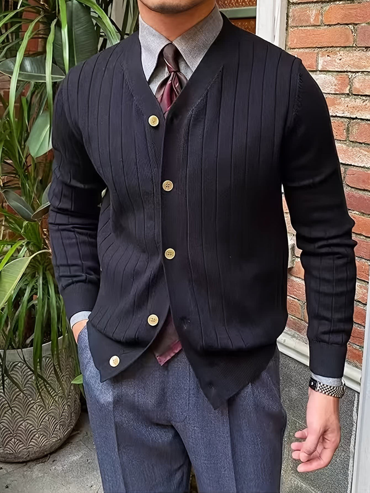 Edric Wide Rib Button Up Cardigan_18