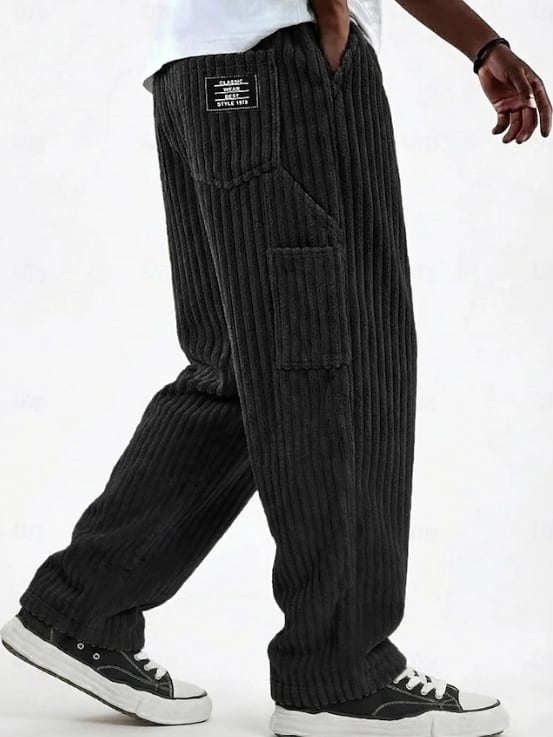 Jared Wide Wale Corduroy Straight Leg Trousers_15