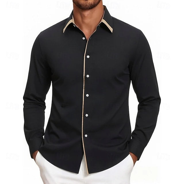 Olin Contrast Trim Long Sleeve Shirt_6
