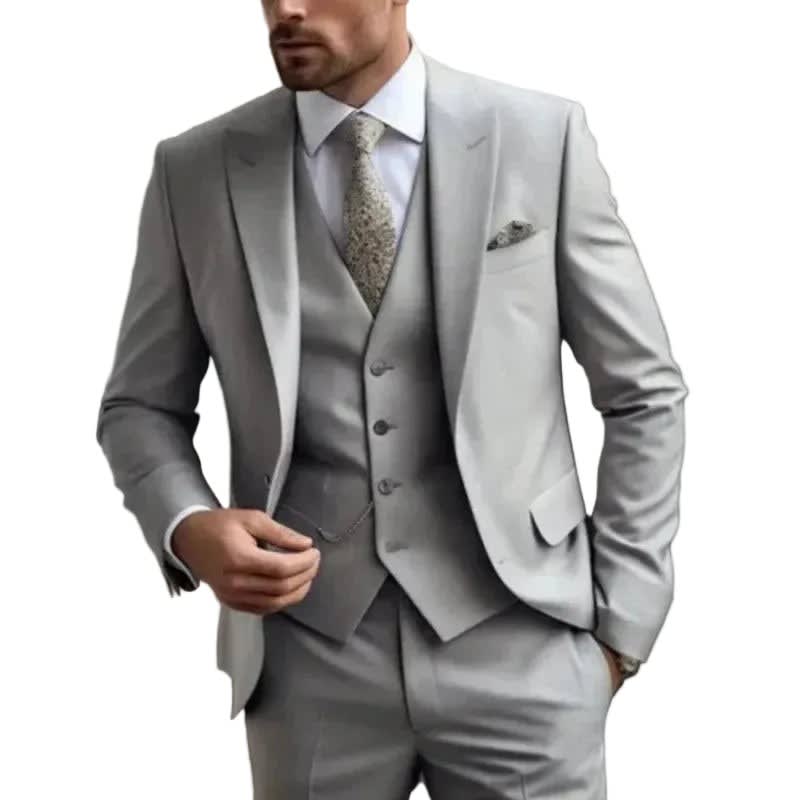 Grafton Peak Lapel Three Piece Suit_10