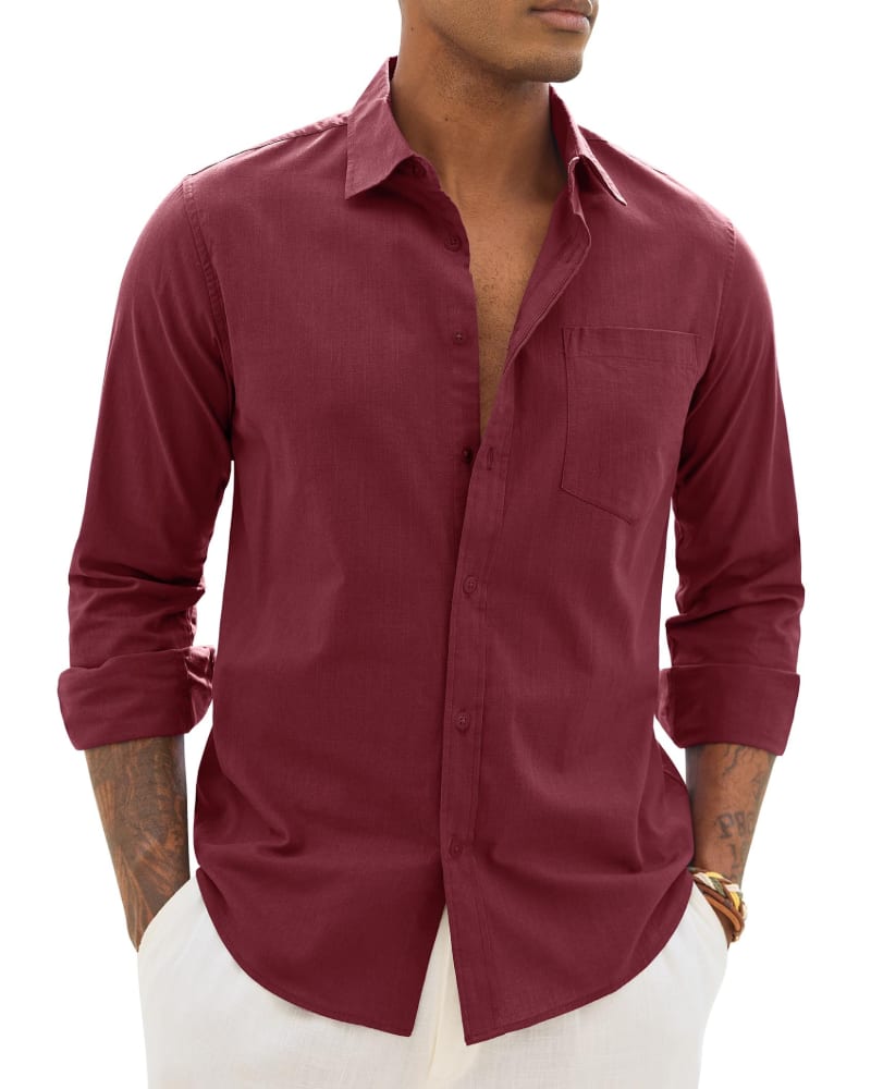 Lemuel Linen Blend Long Sleeve Shirt_19