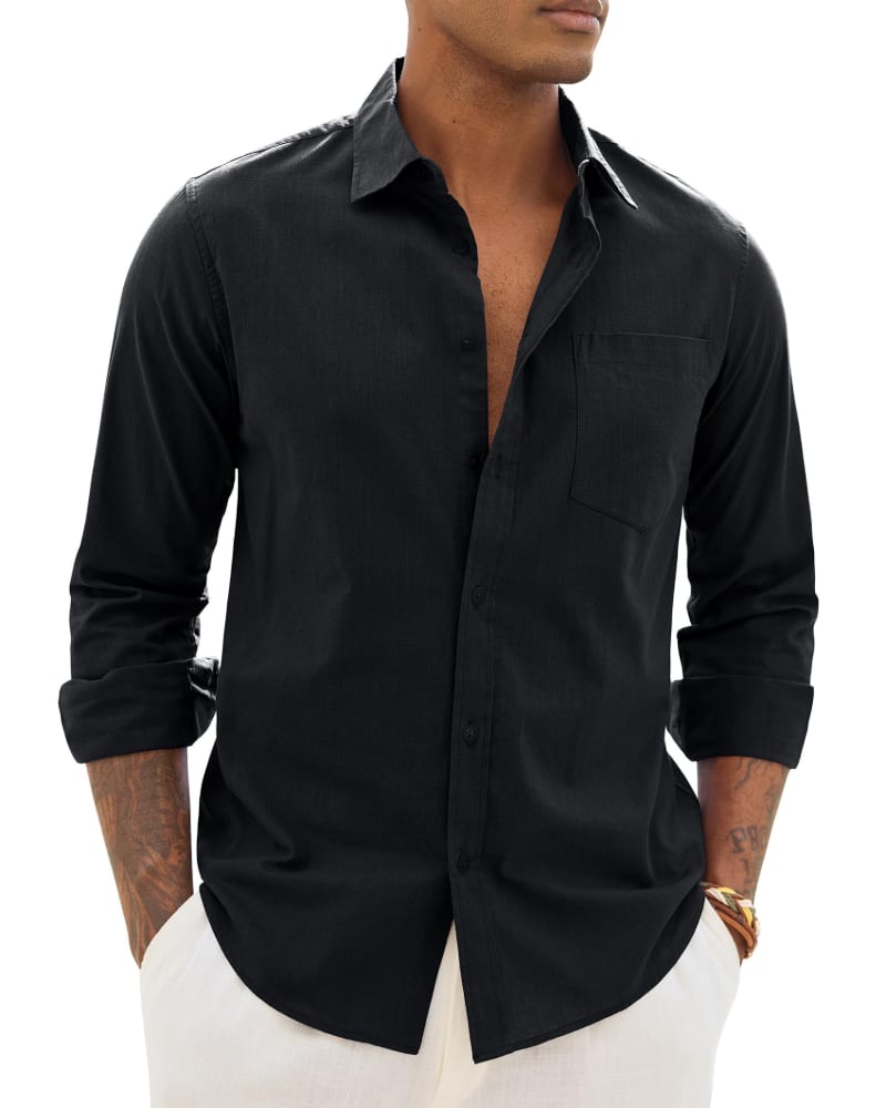 Sloan Linen Blend Long Sleeve Shirt_21
