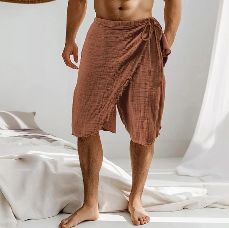 Caldwell Crinkle Gauze Wrap Sarong_4