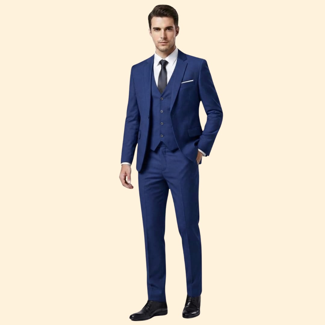 Boone Slim Fit Three Piece Suit_13