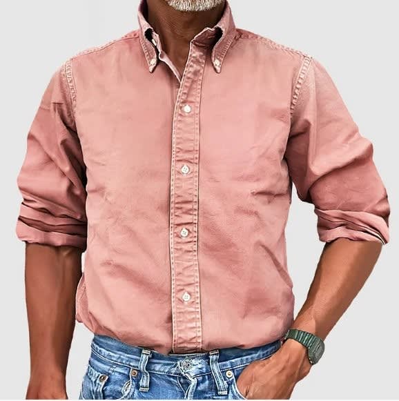 Seth Washed Button Down Long Sleeve Shirt_9