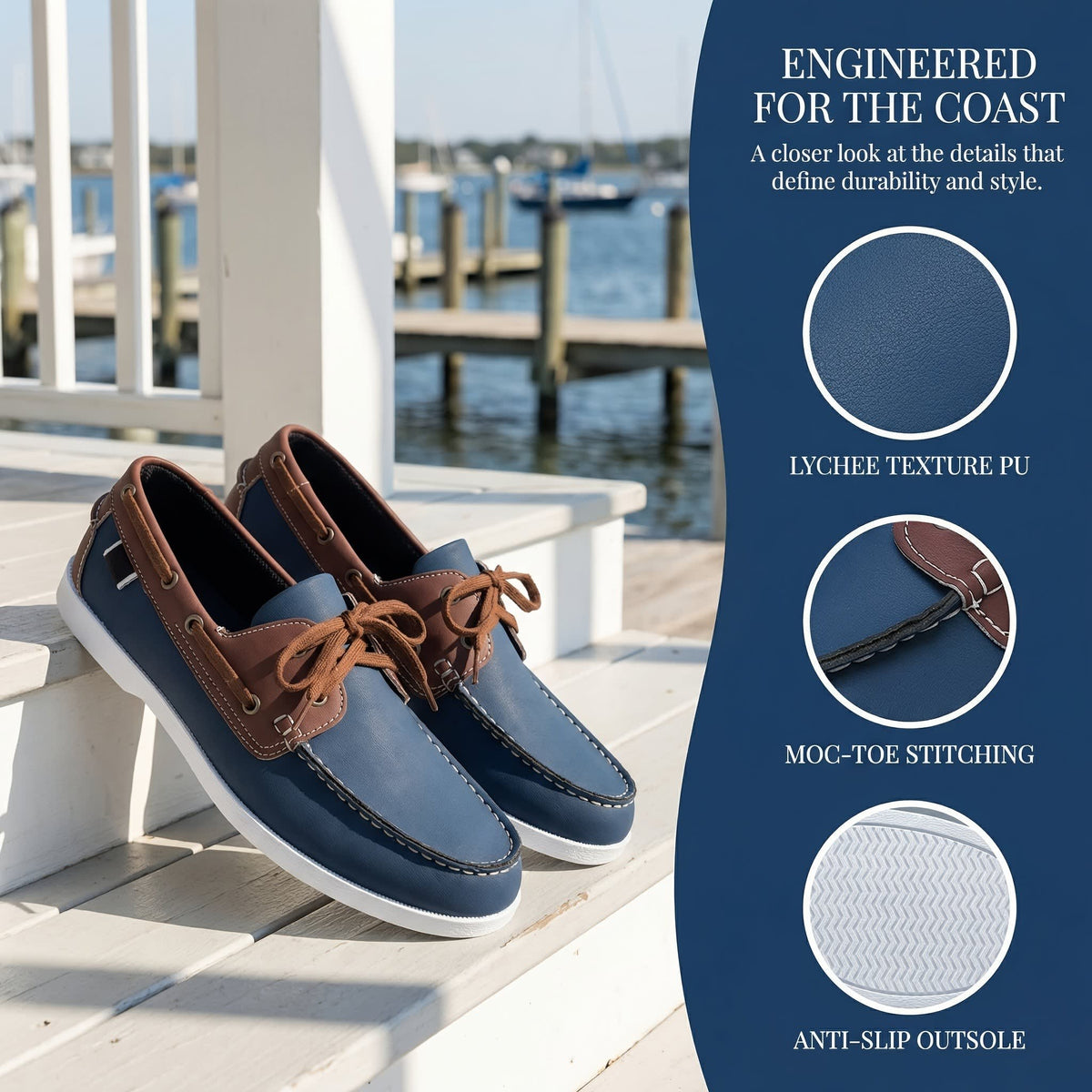 Newton Hand Stitched Deck Boat Shoes_9