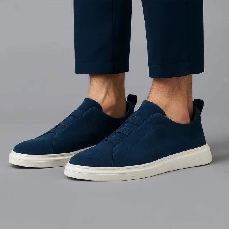 Paden Suede Slip On Sneakers_8