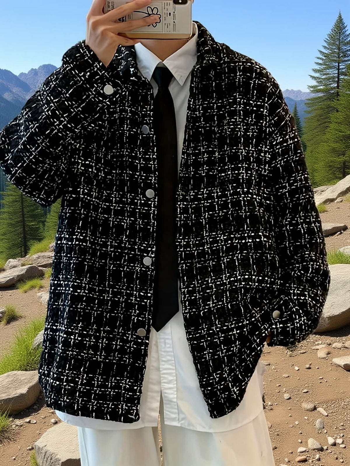 Cornelius Textured Check Overshirt_7