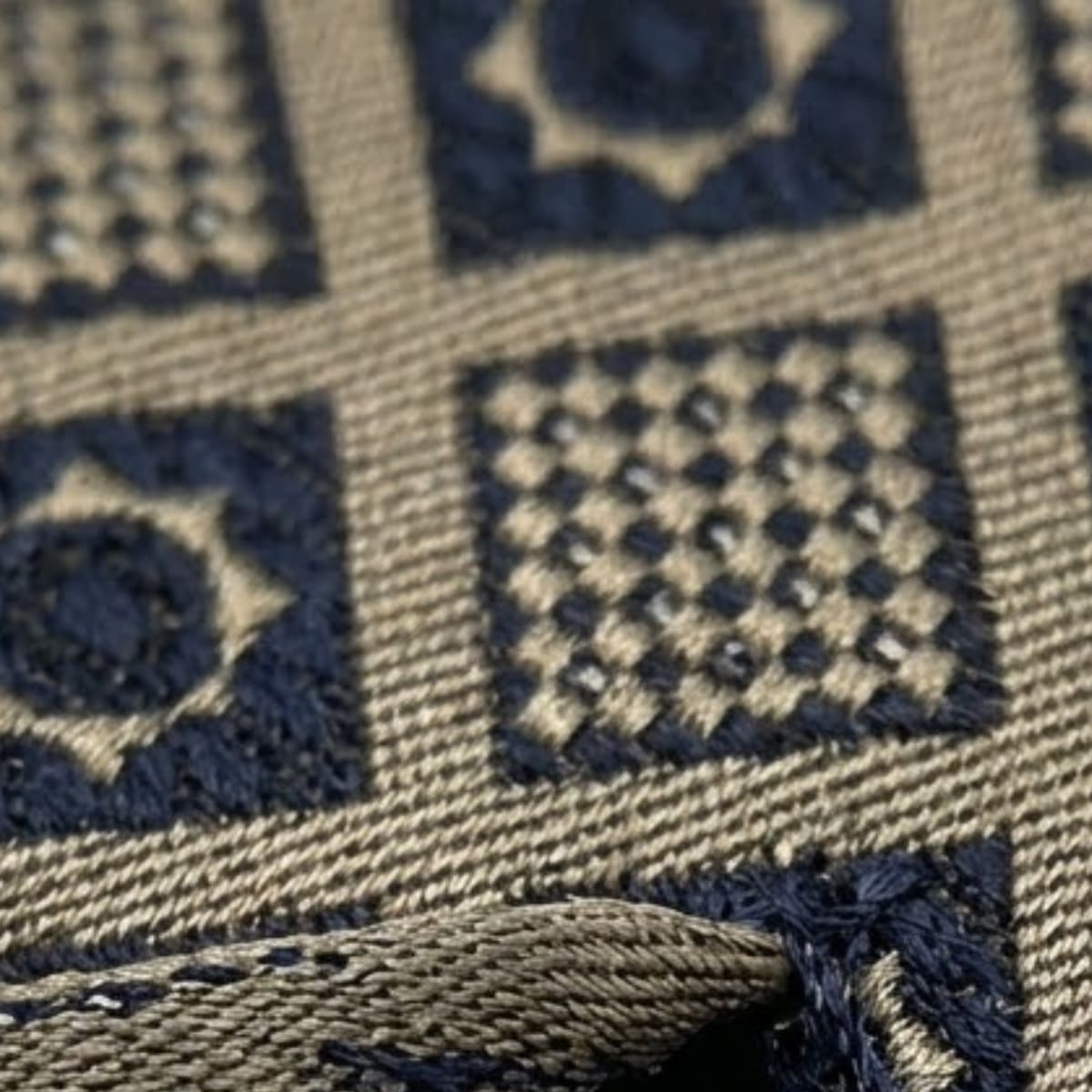 Priestley Tan Geometric Tie_5