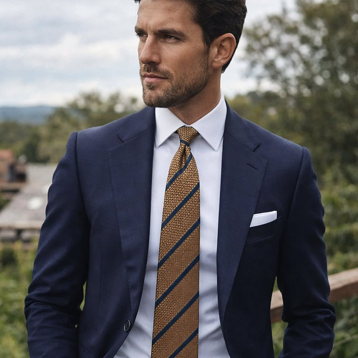 Pierson Striped Jacquard Tie_5