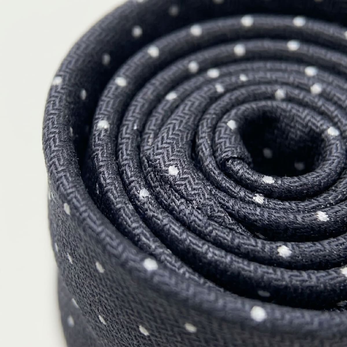 Redmond Charcoal Polka Dot Tie_5