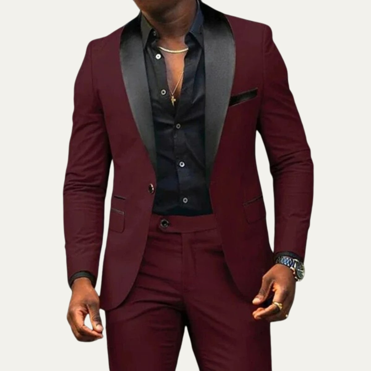 Penn Shawl Lapel Two Piece Suit_4