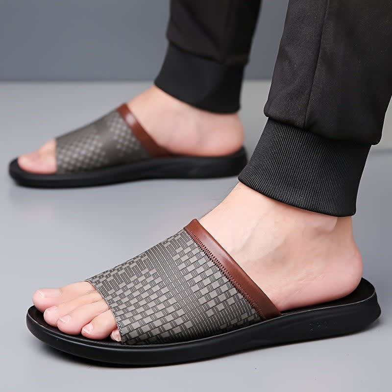 Moses Woven Strap Slide Sandals_12