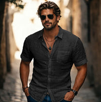 Graham Linen Short Sleeve Shirt