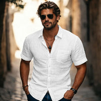 Graham Linen Short Sleeve Shirt