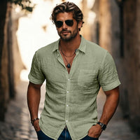 Graham Linen Short Sleeve Shirt