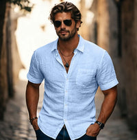 Graham Linen Short Sleeve Shirt