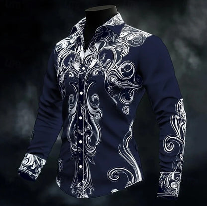 Burton Baroque Print Long Sleeve Shirt_2