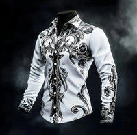 Burton Baroque Print Long Sleeve Shirt
