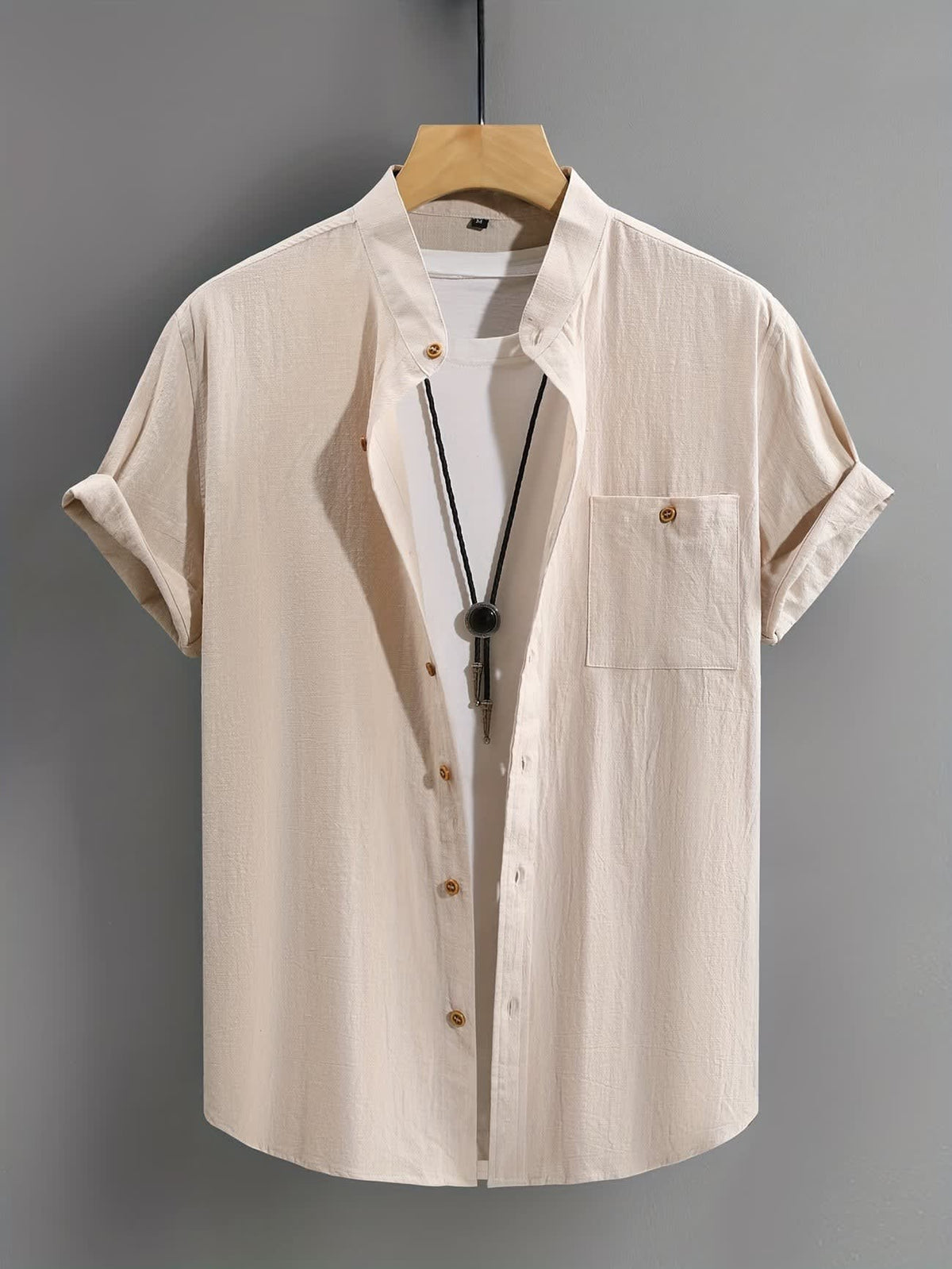 Killian Textured Short Sleeve Button Up Shirt