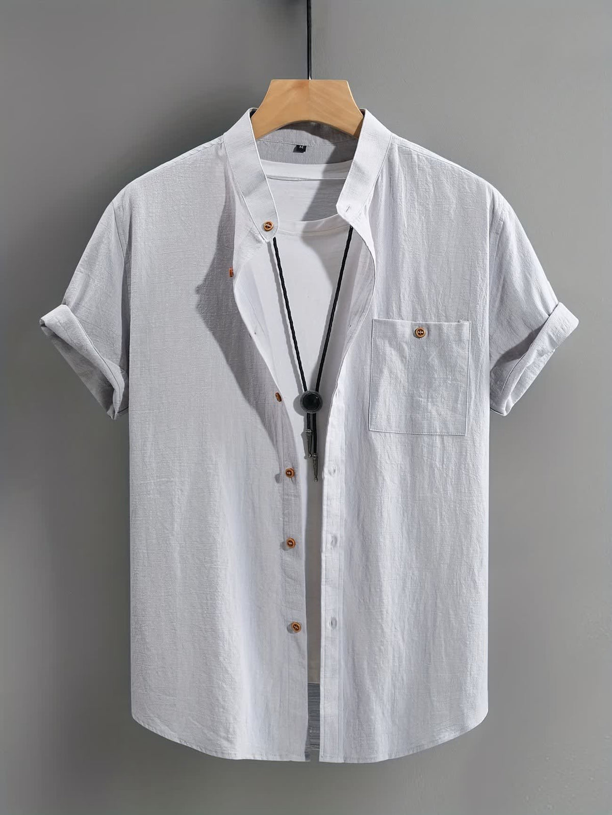 Killian Textured Short Sleeve Button Up Shirt