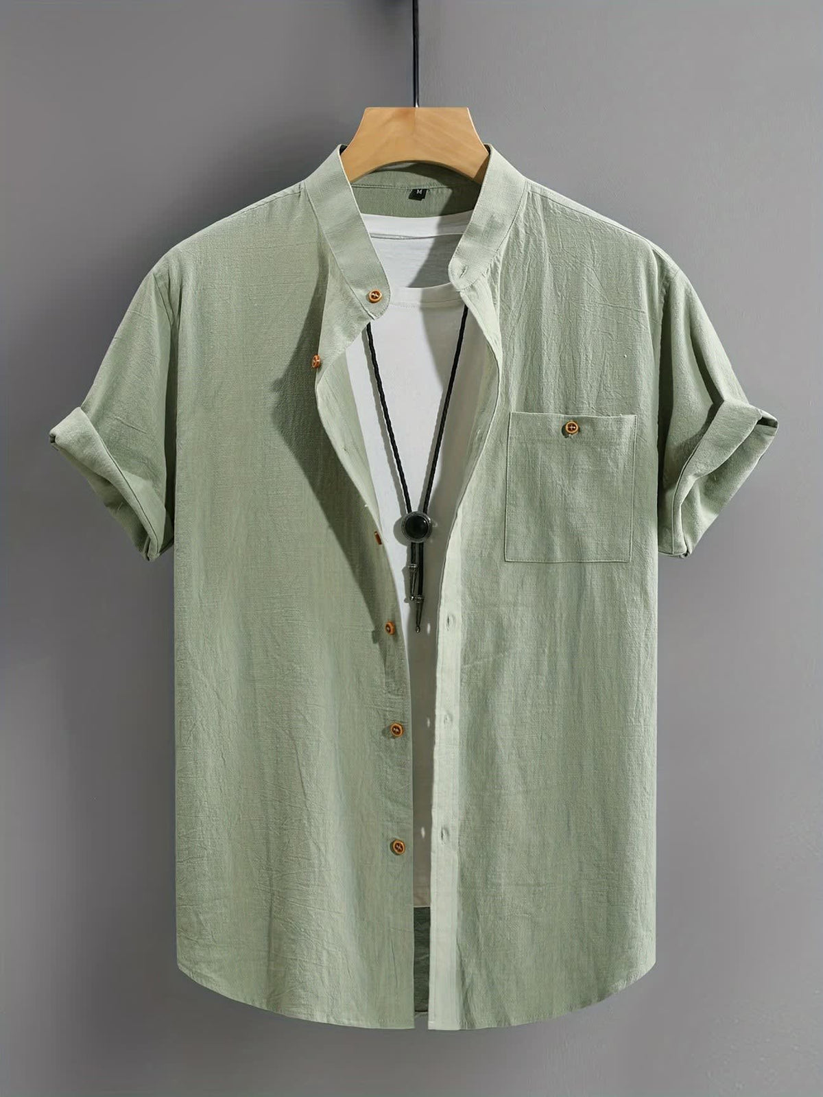 Killian Textured Short Sleeve Button Up Shirt