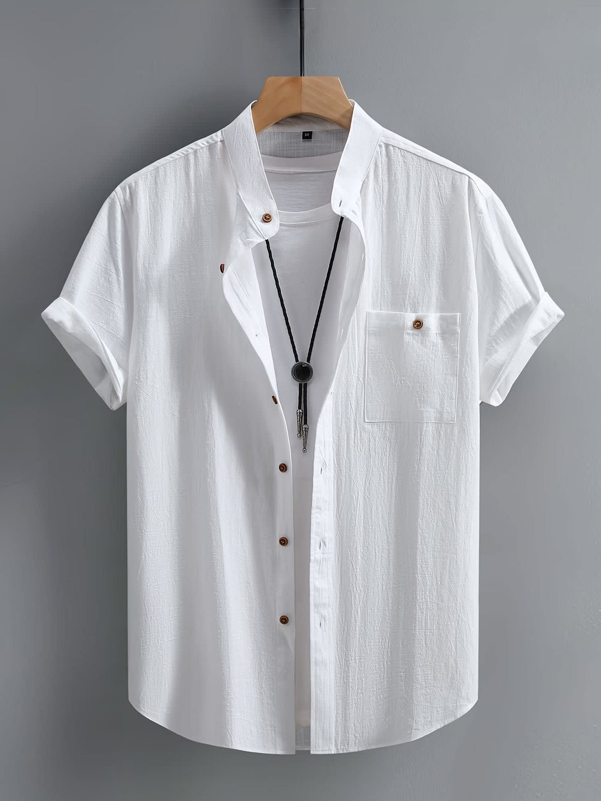 Killian Textured Short Sleeve Button Up Shirt