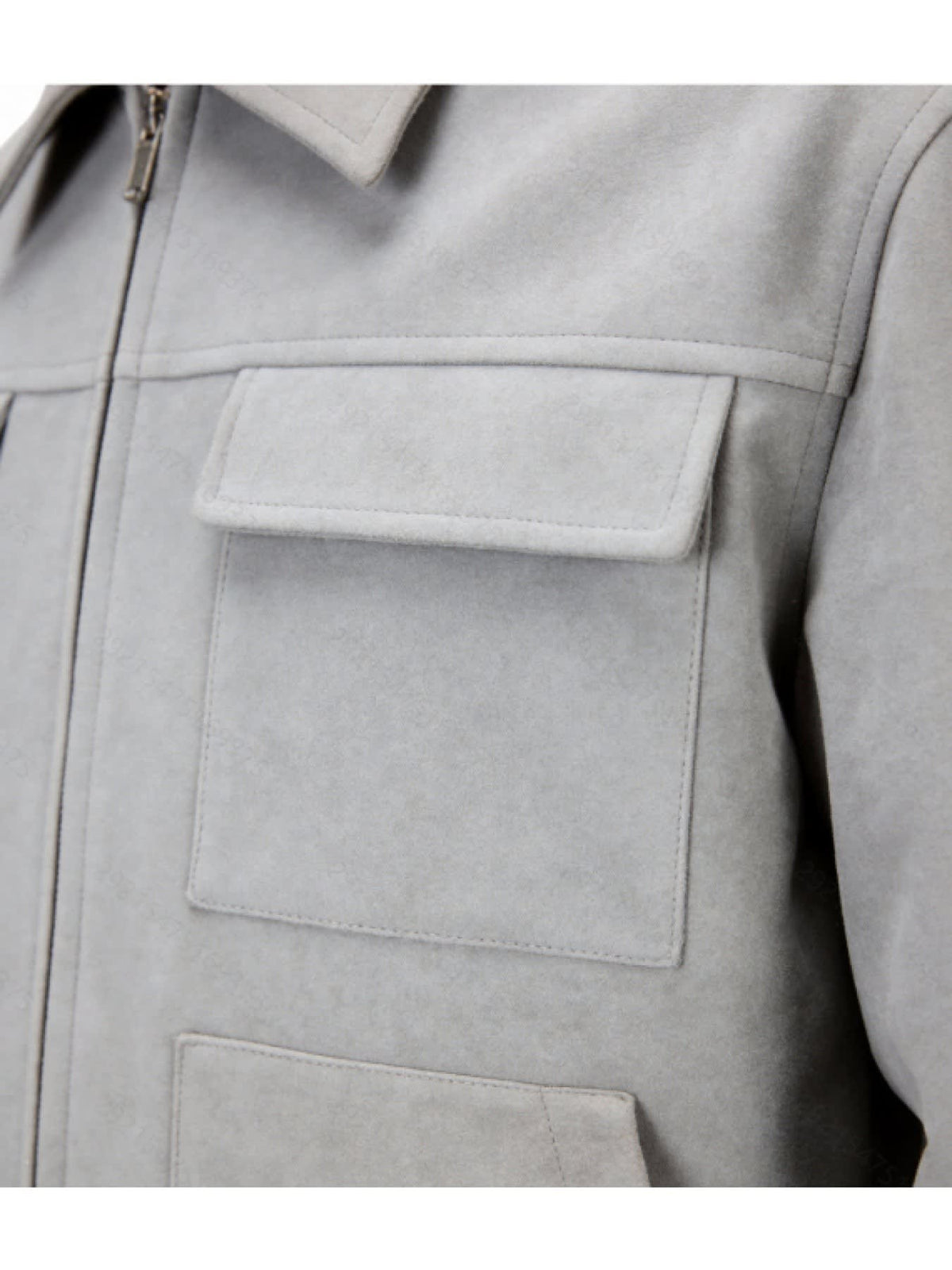 Conroy Faux Suede Utility Jacket