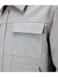 Conroy Faux Suede Utility Jacket