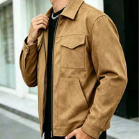 Conroy Faux Suede Utility Jacket