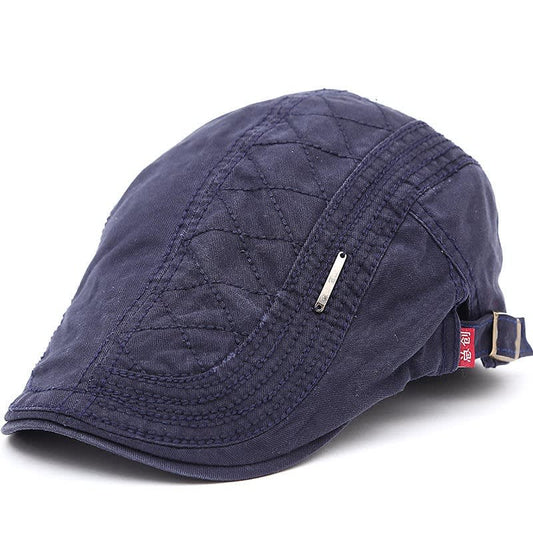 Ransom Quilted Stitch Flat Cap_1