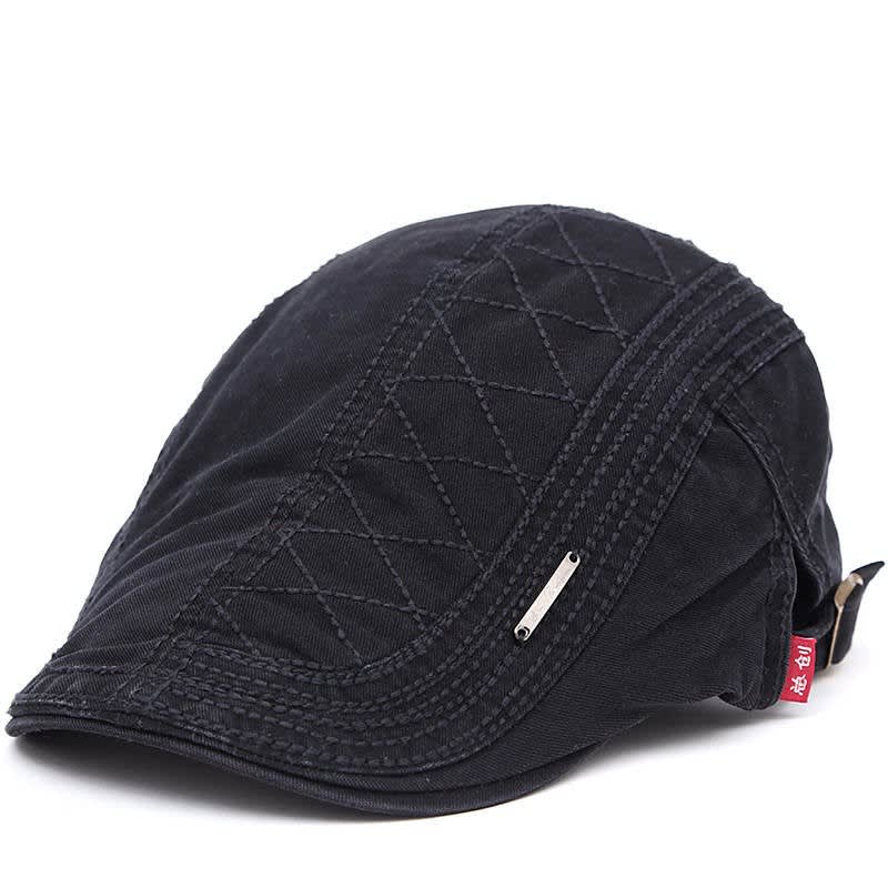 Ransom Quilted Stitch Flat Cap