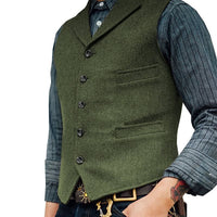 Finbar Five Button Herringbone Waistcoat