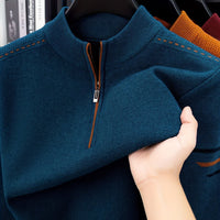 Eden Quarter Zip Mock Neck Sweater