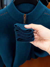Eden Quarter Zip Mock Neck Sweater