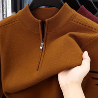 Eden Quarter Zip Mock Neck Sweater