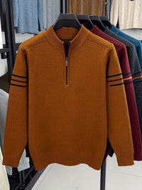 Eden Quarter Zip Mock Neck Sweater