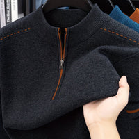 Eden Quarter Zip Mock Neck Sweater