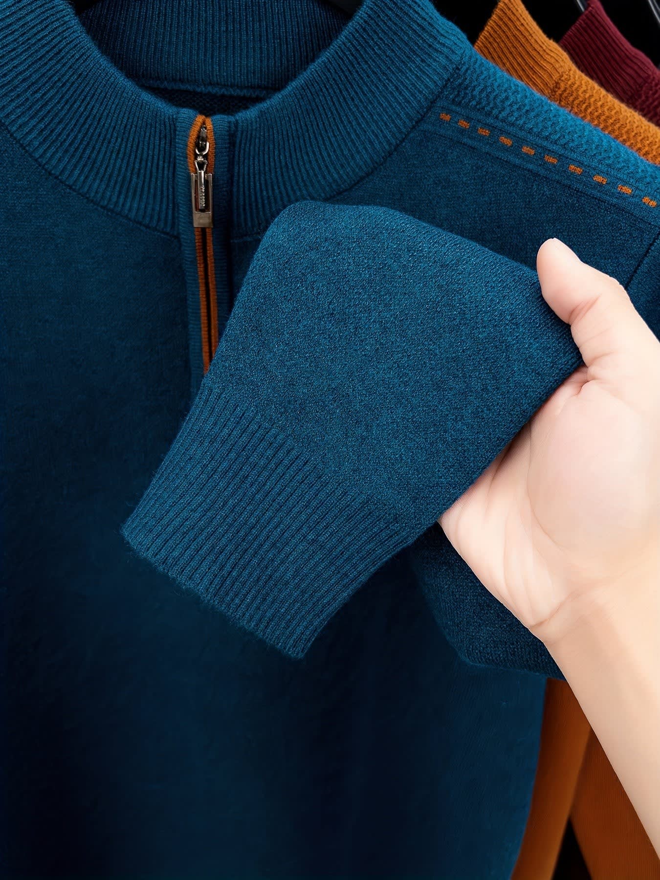 Eden Quarter Zip Mock Neck Sweater_4