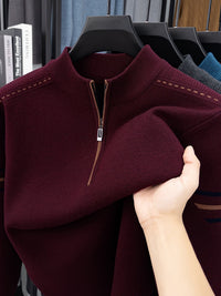Eden Quarter Zip Mock Neck Sweater