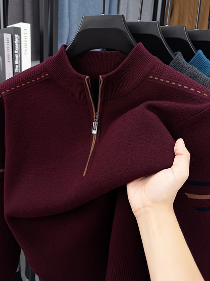 Eden Quarter Zip Mock Neck Sweater_8