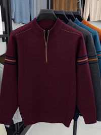 Eden Quarter Zip Mock Neck Sweater