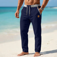 Cooper Elastic Waist Drawstring Beach Pants