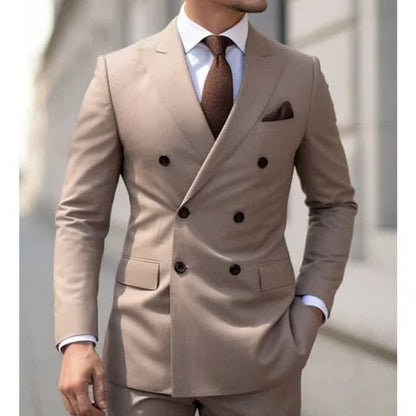 Leopold Peak Lapel Double Breasted Suit_11