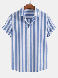 Creighton Striped Linen Blend Two Piece Set