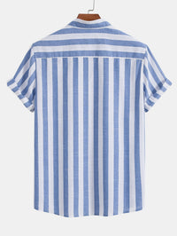 Creighton Striped Linen Blend Two Piece Set