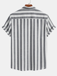 Creighton Striped Linen Blend Two Piece Set