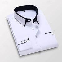 Holt Contrast Collar Button Down Shirt