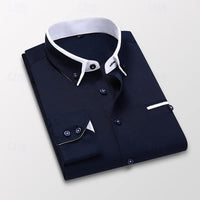 Holt Contrast Collar Button Down Shirt