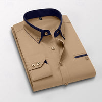 Holt Contrast Collar Button Down Shirt